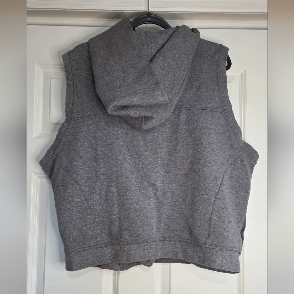 Nike Sportswear Tech Fleece Heather Grey Hooded Full-zip Vest - Size XL - Picture 3 of 12